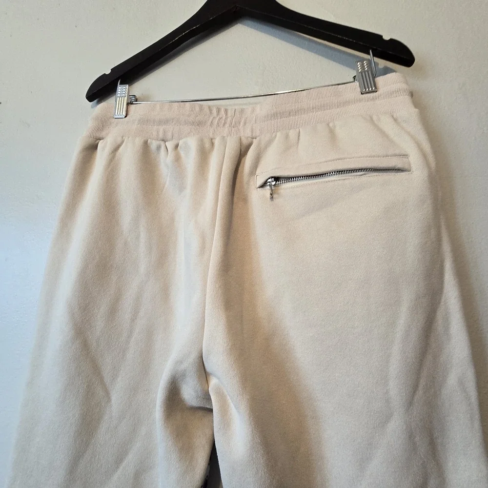 Rockstar Original Everest Sweatpants Mens XL Beige Floral Inset 32